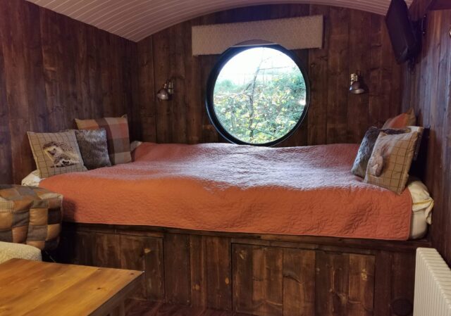 Our Giant Bed - The lodge can sleep a family of 6